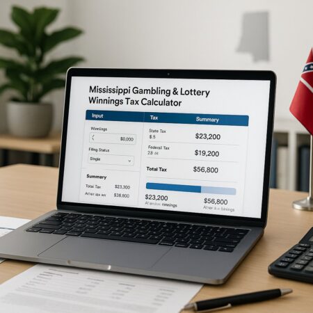 Gambling and Sports Betting Tax Calculator (Mississippi) 2025