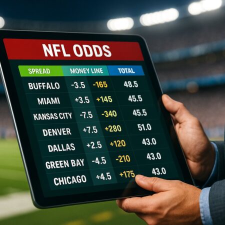 NFL Betting Odds – Spreads, Moneylines and Totals 2025