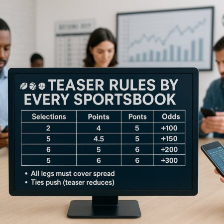 NFL & NBA Teaser Rules Fore Every Sportsbook: Payout Tables & Calculator
