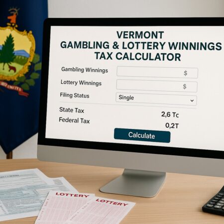 Gambling and Sports Betting Tax Calculator (Vermont) 2025