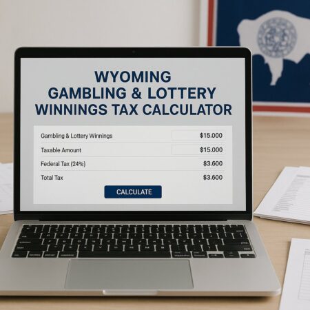 Gambling and Sports Betting Tax Calculator (Wyoming) 2025