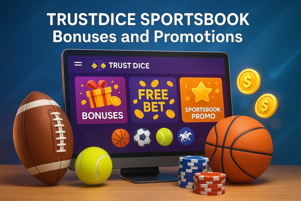 Discover TrustDice Sportsbook Bonuses and Promotions featuring exciting offers and rewards. Enhance your betting experience with exclusive deals on various sports events.